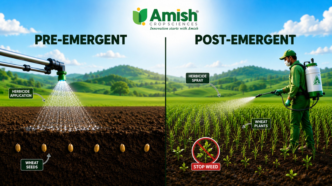 Pre-Emergence vs. Post-Emergence Herbicides: Understanding the Right Weed Control Strategy